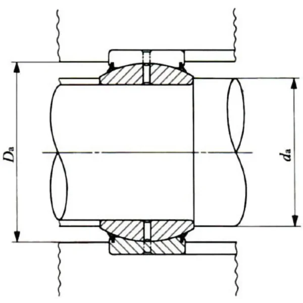 NSK Oil-Lubricated Spherical Sliding Bearing (Without Seal) > GE4E - Image 3