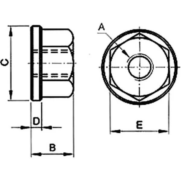 Imao Corporation Flange Nut > FN-M16 - Image 2