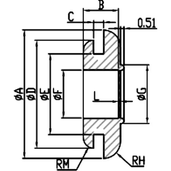 MMG-1x5 Grommet with Membrane - Image 3