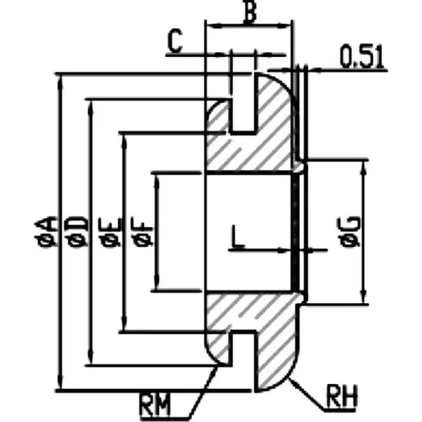 Atom Film-Style Grommet > MMG-8x5 - Image 3