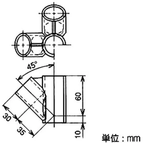 TRUSCO 28 Plastic Joint >J-114 S IVO - Image 2