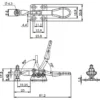 Osaka Spirit Bottom-Pressing Toggle Clamp GH-201-A - Image 3
