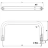 LAMP(Sugatsune) Made of Stainless Steel handle Female Thread M-C-14 - Image 2