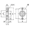 JTEKT Precision Bearing (HIC) Bearing Holder Compact Flange Type > BFCM-608ZZ - Image 2