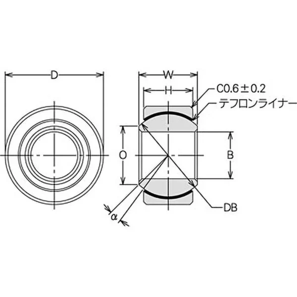 NSK Spherical Teflon Type Heavy Load > MBWT-15 - Image 2