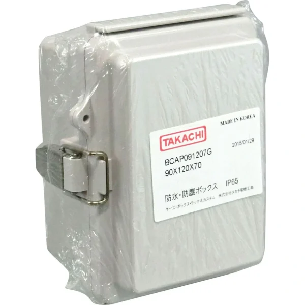 Kawamura Electric Waterproof Dustproof Open-Close Plastic Box BCAP Series > BCAP091207G