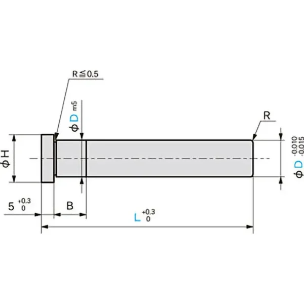 Osaka Spirit Stripper Guide Pin(Flanged Type) SGPH10-100 - Image 2
