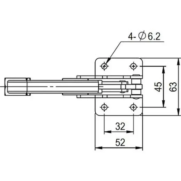 Osaka Spirit Side-Pressing Toggle Clamp GH-31501 - Image 2