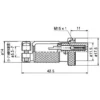 TYCLON NCS SeriesGeneral-Purpose Big type Metal Connector Straight Plug > NCS-142-P - Image 3