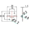 LAMP(Sugatsune) Stainless Steel Hinge(SUS304/Buff Polished) > CH-003-30 - Image 2