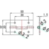 LAMP(Sugatsune) Stainless Steel Hinge(SUS304/Buff Polished) > CH-003-50 - Image 2