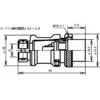 TYCLON NCS SeriesGeneral-Purpose Big type Metal Connector Straight Plug > NCS-163-PCH - Image 3