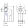 NTN Rod End Lubrication-Free  Female Thread  Right Thread Type - Image 2