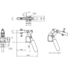 Osaka Spirit Bottom-pressing handle Side-Type clamp No.82 - Image 2