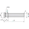 Osaka Spirit Stripper Guide Pin(Flanged Type) SGPH16-90 - Image 2