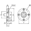 JTEKT Precision Bearing (HIC) Bearing Holder Round Flange Type > BFRM-6901ZZ - Image 2