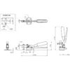 Osaka Spirit Bottom-pressing handle Side-Type clamp No.38K Small - Image 3