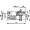 TYCLON NCS SeriesGeneral-Purpose Big type Metal Connector Straight Plug > NCS-307-P - Image 2