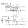 Osaka Spirit Bottom-pressing handle Side-Type clamp No.38B Big - Image 2
