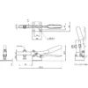 Osaka Spirit Bottom-pressing handle Side-Type clamp No.38K Big - Image 2