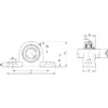 NSK (Nippon Seiko Kabushiki Kaisha) Pillow Block Unit, Lubrication type > UCP207 - Image 2