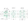 JTEKT Precision Bearing (HIC) Bearing Holder Set In-Loadable Direct Mount Type Oval Lead-Free Electroless Nickel Plated > DEM-6901ZZ - Image 2