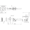 Osaka Spirit Bottom-pressing handle Side-Type clamp No.43A - Image 2