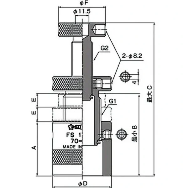 Osaka Tamashii Screw Support Long Stroke Type > FS300LS - Image 2