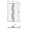 LAMP(Sugatsune) Flat Hinge >TH-TM-54 - Image 2