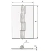 LAMP(Sugatsune) Flat Hinge >TH-TM-62 - Image 2
