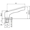 GEO.PRINCE TAKESHITA  Clamp Lever(Male Thread) CLMB6-20-O - Image 2