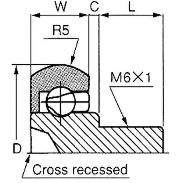 FYH (Japanese pillow block), TOK bearing (TOK), resin bearing DO (outer ring R type)  TYPE3 >DO-22-B0.5 - Image 2