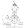 NSK (Nippon Seiko Kabushiki Kaisha) Pillow Block Unit, UCP type > UCP212 - Image 2