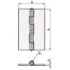 LAMP(Sugatsune) Flat Hinge >TH-TM-120 - Image 2