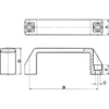 LAMP(Sugatsune)  Handle Grip MHG-117-BK - Image 2