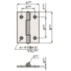 LAMP(Sugatsune) Flat Hinge >TH-TM-115 - Image 2