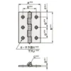 LAMP(Sugatsune) Flat Hinge >TH-TM-117 - Image 2