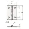 LAMP(Sugatsune) Flat Hinge >TH-TM-123 - Image 2