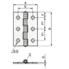 LAMP(Sugatsune) Flat Hinge >TH-TM-124 - Image 2