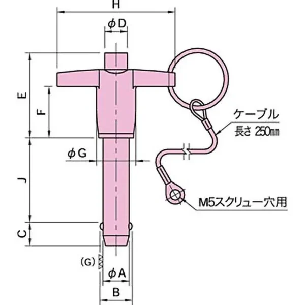 Osaka Tamashii BJ773-SUS Ball Lock T-Pin - Image 2