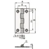 LAMP(Sugatsune) Flat Hinge >TH-TM-85SUS - Image 2