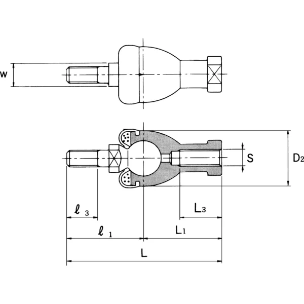 NTN｣ｬ Ring Ball RBI Type (Right Thread Type) RBI5D - Image 2