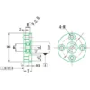 JTEKT Precision Bearing (HIC) Bearing Holder Set Snap Ring Type Round Lead-Free Electroless Nickel Plating > BCRM-6000ZZ - Image 2