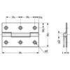 LAMP(Sugatsune) Stainless Steel Butt Hinge D-S-C type > D-S-64C - Image 3