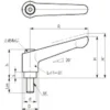 GEO.PRINCE TAKESHITA  Clamp Lever LDM-4-12-OR - Image 2
