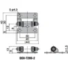 LAMP(Sugatsune) Torque Hinge(Stainless Steel ) > DEH-T20S-2 - Image 2