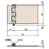 LAMP(Sugatsune) Iron Flat Heavy Duty Hinge > B-50-2 - Image 2
