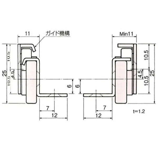 LAMP (Sugatsune) Slide Rail New 17 Series > New 17S-D-D-350 - Image 4