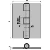 LAMP(Sugatsune) Heavy Duty Flat Hinge > B-1-2 - Image 2