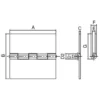 LAMP(Sugatsune) Stainless Steel Heavy-Duty Weld-On Hinge No Hole > ST-1000W-89 - Image 2